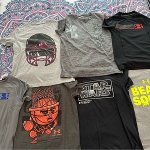 Boys Under Armour T-shirts size Small 7